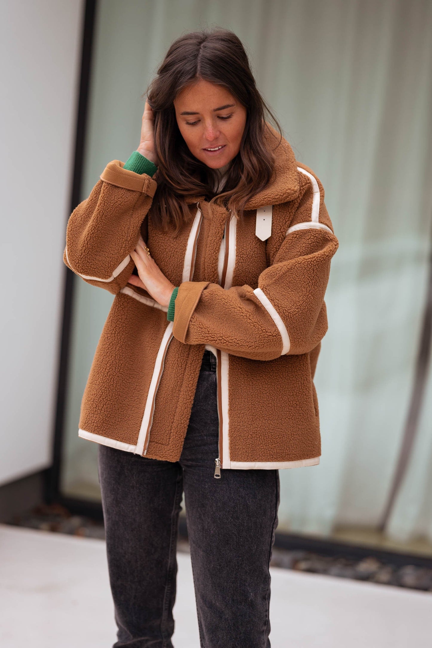 Manteau Nita mouton - brun